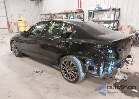 2018 Infiniti Q50 3.0T Red Sport 400 from USA, damaged, VIN JN1FV7AR7JM480181